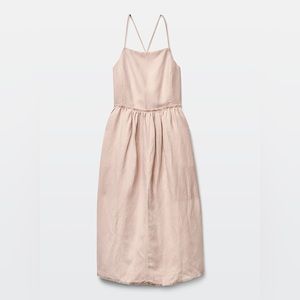 Aritzia Wilfred Hymne Linen Dress